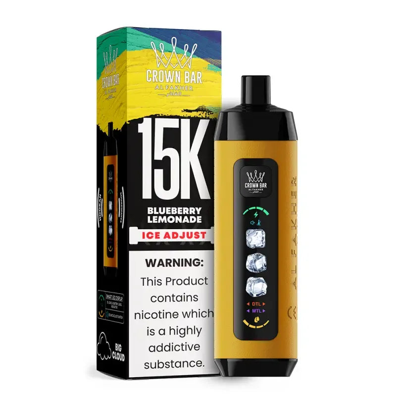 AL FAKHER CROWN BAR 15K BLUE BERRY LIMONADE